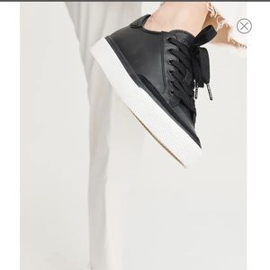 Rag & Bone RB Army Low Black Leather Sneaker